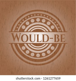 Would-be wooden emblem. Vintage.
