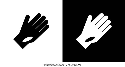 Wound icon flat design. Modern style in black color.