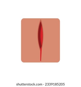 wound icon vector template illustration logo design