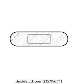 Icono De Plaster Herido Para Logotipo Y Más