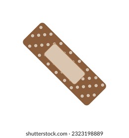 wound plaster icon logo vector design template