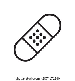 wound sticker icon vector sign design