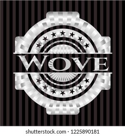 Wove silver badge