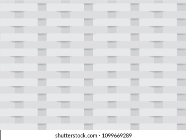 Woven Abstract White square geometric texture background Can be adapt to Brochure, Report, Magazine, Poster, Corporate Presentation, Portfolio, Flyer, Banner, Website. Vector Abstract geometric vector