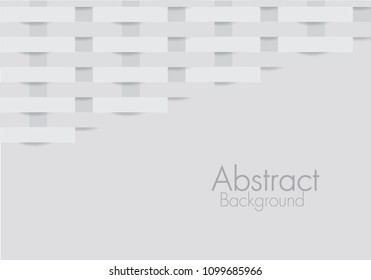 Woven abstract White square geometric texture background Can be adapt to Brochure, Report, Magazine, Poster, Corporate Presentation, Portfolio, Flyer, Banner, Website. Vector Abstract geometric.