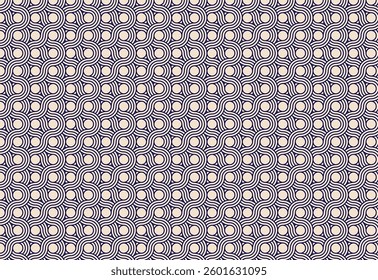 Woven circle pattern with elegant blue lines on a vintage white background. Vintage minimalist design, perfect for various creative projects.
