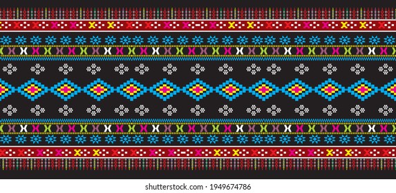 woven cloth typical of the Toba Batak tribe, Batak Mandailing is called Ulos Batak. with colorful combinations, such as black, blue, red, black.