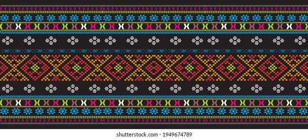 woven cloth typical of the Toba Batak tribe, Batak Mandailing is called Ulos Batak. with colorful combinations, such as black, blue, red, black.