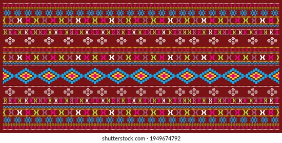 Woven Cloth Typical Toba Batak Tribe Stock Vector (Royalty Free ...