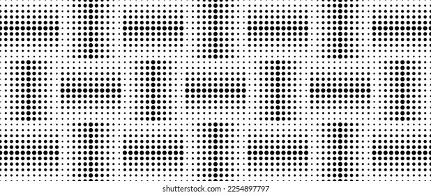 woven dotted halftone seamless pattern