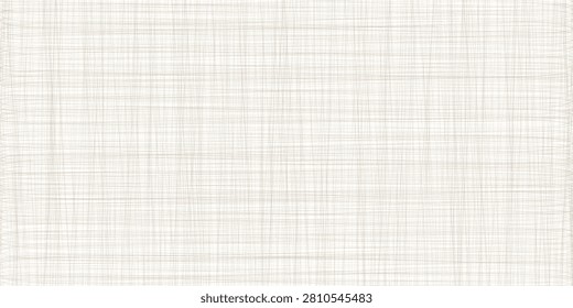 Woven fabric texture background, seamless natural linen pattern, off white