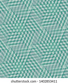  woven interlaced moire grid lines seamless repeat vector pattern.