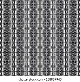 Woven metal seamless pattern - Design a dark metallic background for seamless texture