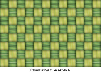 Woven palm leaf pattern texture background