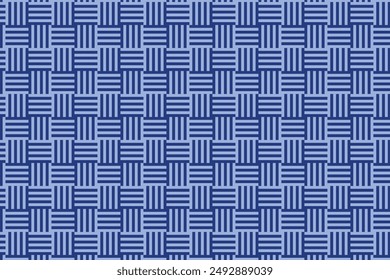 Woven pattern vector seamless decorative pattern of braided bands. White texture. Basket weave seamless pattern. Wicker repeating texture. White wicker pattern as background. Fashion minimalist design