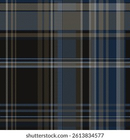 Woven plaid pattern fabric seamless