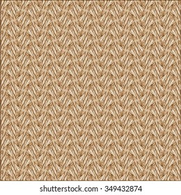 Woven straw texture. Wicker. Abstract vector.