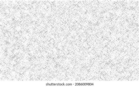 Textura tejida. Tejer patrón de angustia. Fondo de línea. Cruza la escotilla de golpes de pincel. Textura entrelazada negra sobre fondo blanco. Fibra de graduación. Simple trenzado angustiado. Ilustración del vector