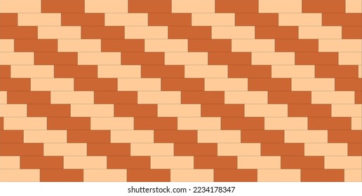 Woven vector design with staircase pattern suitable for background