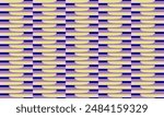 woven weave pattern, purple and yellow stripes, Abstract background with red and blue curve strip color lines arrange in vertical column endless pattern, seamless replete , design for fabric printing 