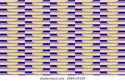 patrón de tejido, rayas violeta y amarilla, fondo Abstractas con líneas de color de franja curva roja y azul dispuestos en columna de Vertical patrón interminable, sin costuras repleto, diseño para la impresión de tela 