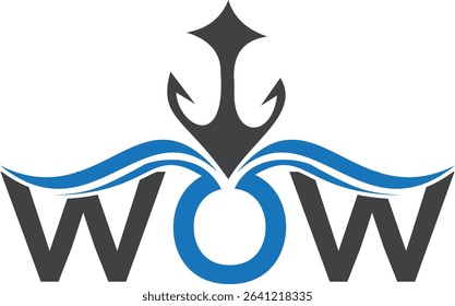 WOW Anchor Logo, Anchor Logo