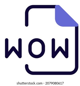 WOW is audio module format use by the grave composer audio tracker