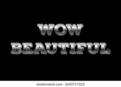 Wow Beautiful text effect Beautiful Gradient