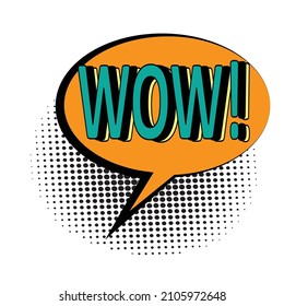 WOW Comic text, Comic speech bubble, cómic back, cómic vector