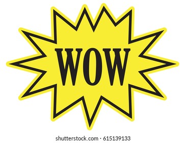 WOW Expression Party props for marriage, bachelor party, house party, event. vector illustration.