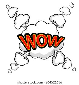 wow label abstract background