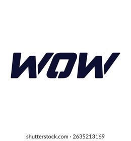 Diseño de logotipo de la letra de WOW con forma de polígono. WOW diseño de logotipo de polígono y forma de cubo. WOW logotipo de Vector hexagonal Plantilla colores blanco y negro. Monograma WOW, logotipo de negocios e inmobiliario.