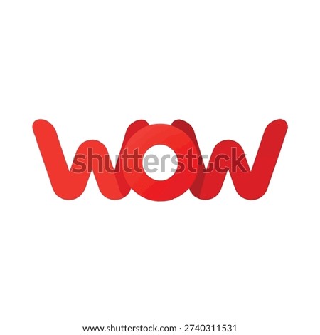 The wow logo is prominently displayed in red