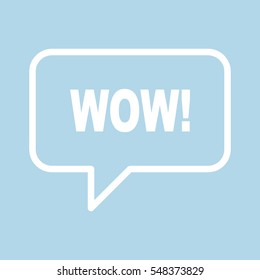 WOW! speech balloon.
