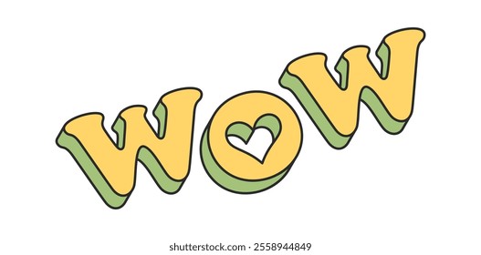 Wow surprised exclamation comic phrase