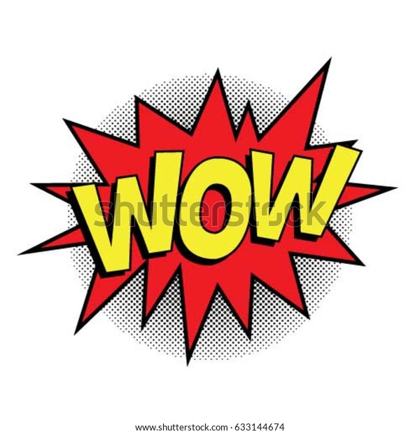 Wow Vector Stock Vector (Royalty Free) 633144674