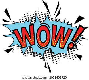 WOW-Vektorsymbol, Banner, Design-Hilfe, Illustration 