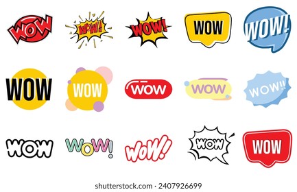 wow vector logo and symbol