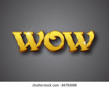 WOW Write in gold emboss color