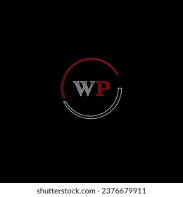 WP creative modern letters logo design template