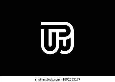 WP letter logo design on luxury background. PW monogram initials letter logo concept. WP icon design. PW elegant and Professional white color letter icon on black background.