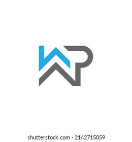 Plantilla de diseño de logotipo de carta WP 