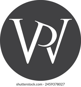 Diseño de logotipo de la letra WP Para su marca