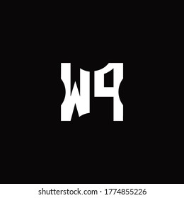 WP-Logo-Monografie mit Designvorlage für Schnittelemente
