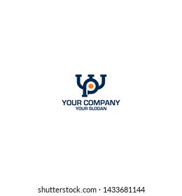 WP Plumbing Logo Design Vector