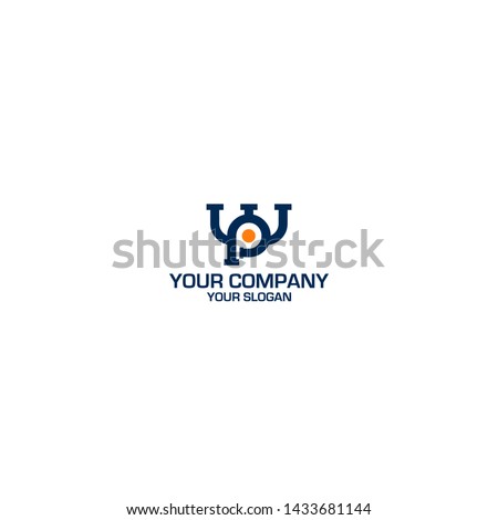 WP Plumbing Logo Design Vector