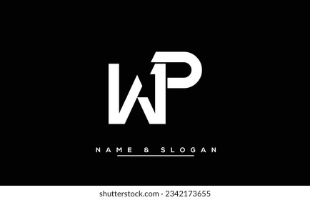 WP, PW  Abstract  Letters  Logo  Monogram