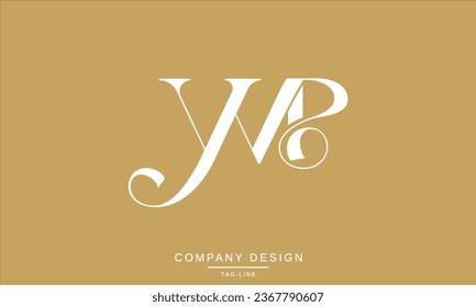 WP, PW, Abstract Letters Logo Monogram