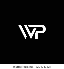 WP oder PW abstrakt herausragendes professionelles Briefdesign. Fantastisches Logo-Design oder Icon-Design oder Monogramm-Design.