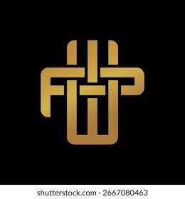 WP or PW monogram logos overlapping.